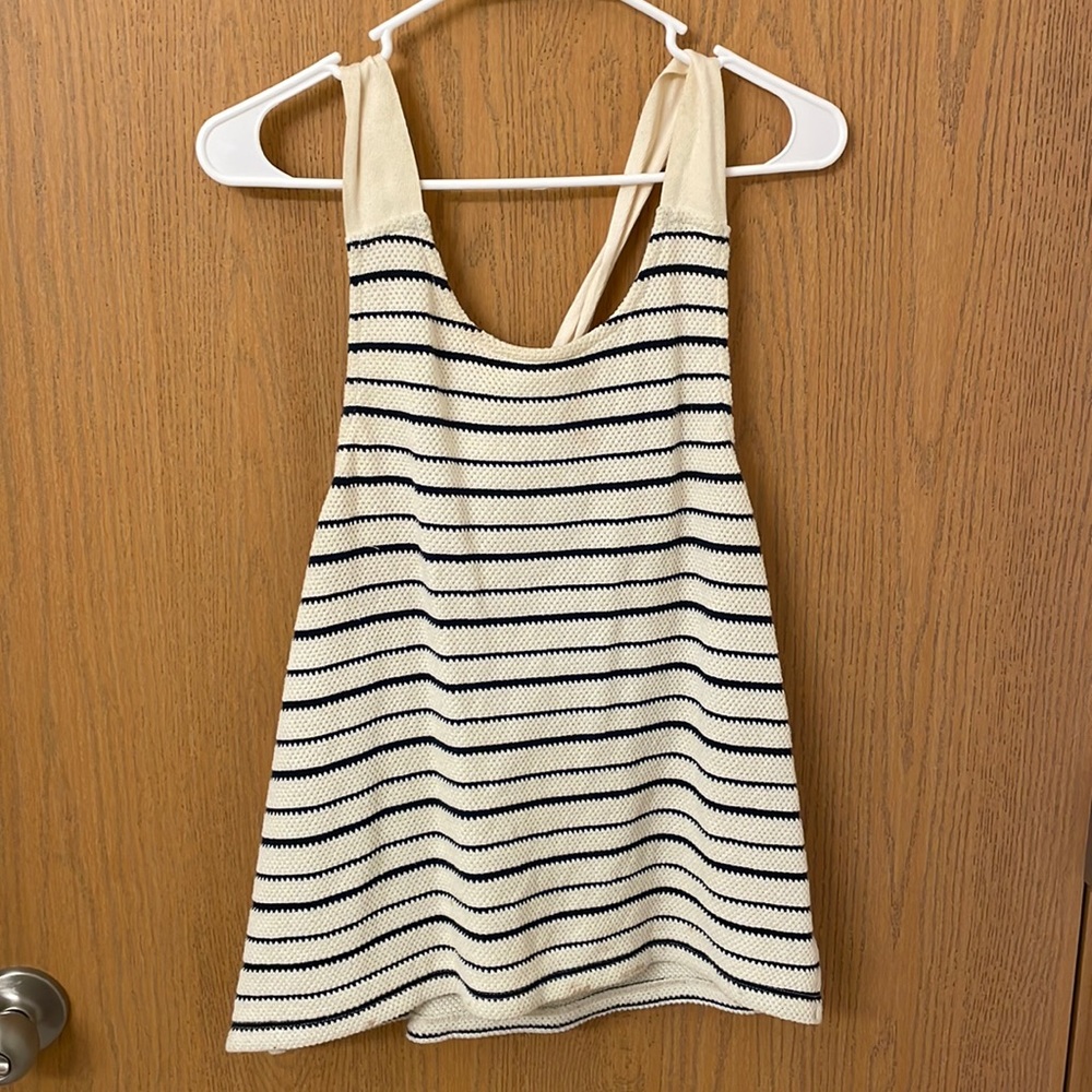 Madewell striped tank top